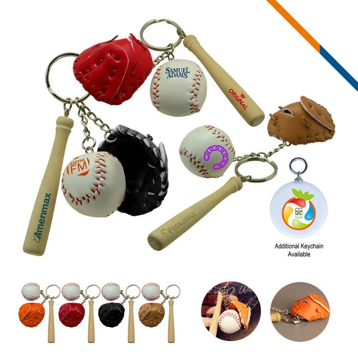 Baseball Glove Keychain