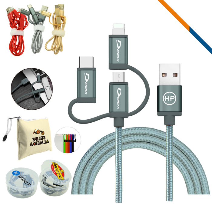 Welsh 3in1 Charging Cable