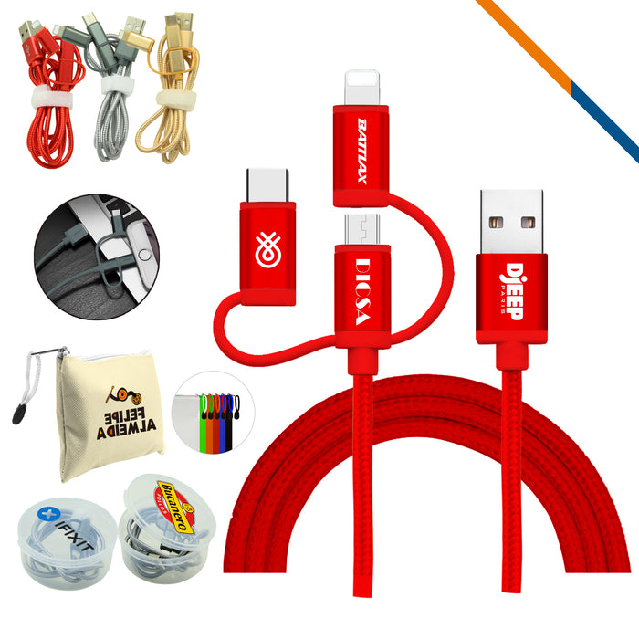 Welsh 3in1 Charging Cable